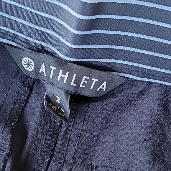 Athleta Tribeca Crop Snap Pant Black SIZE 2 Style 281969 - Picture 4 of 12